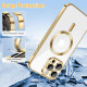 Techsuit  Luxury Crystal MagSafe  iPhone 15 Pro  Gold