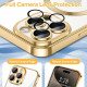 Techsuit  Luxury Crystal MagSafe  iPhone 15 Pro  Gold