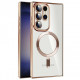 Techsuit  Luxury Crystal MagSafe  Samsung Galaxy S22 Ultra 5G  Gold