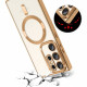 Techsuit  Luxury Crystal MagSafe  Samsung Galaxy S22 Ultra 5G  Gold