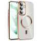 Techsuit  Luxury Crystal MagSafe  Samsung Galaxy S23 FE  Gold