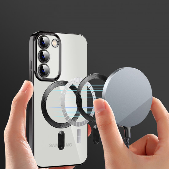 Techsuit Luxury Crystal MagSafe Samsung Galaxy S24 Silver Techsuit Luxury Crystal MagSafe Samsung Galaxy S24 Silver