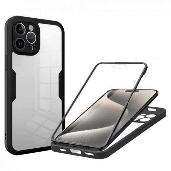 Techsuit  ColorVerse 360 Series + Screen Protector  iPhone 15 Pro  Blue