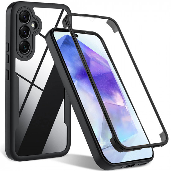 Techsuit  ColorVerse 360 Series + Screen Protector  Samsung Galaxy A54  Black