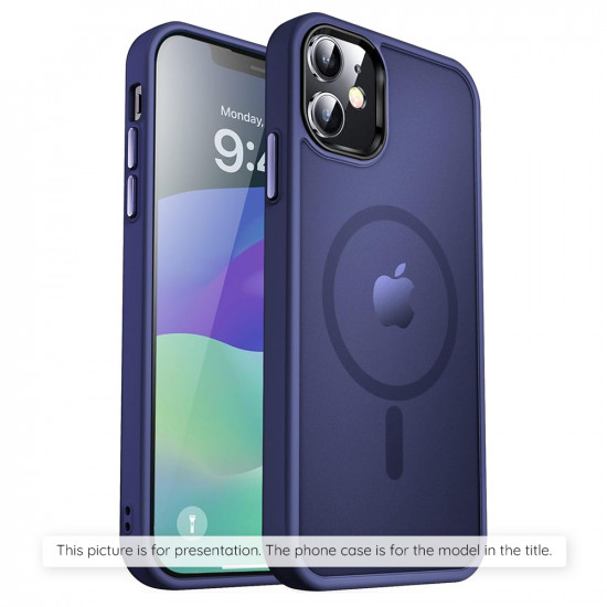 Techsuit  HaloFrostΒ Series  Motorola Moto E22 / Moto E22i  Deep Blue