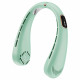 Techsuit Neck Fan (H6) Portable, USB, Rechargeable, Adjustable, Digital Display Green Techsuit Neck Fan (H6) Portable, USB, Rechargeable, Adjustable, Digital Display Green