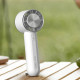 Techsuit  Handheld Fan (HX138)  Portable, Rechargeable, Three Speeds, with Flashlight, 1200mAh  White