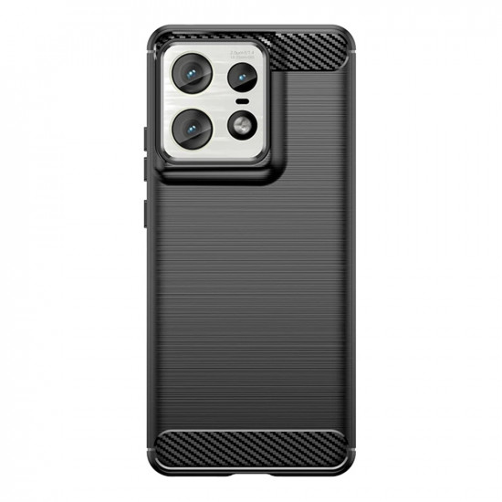 Techsuit  Carbon Silicone  Motorola Edge 50 Pro  Black