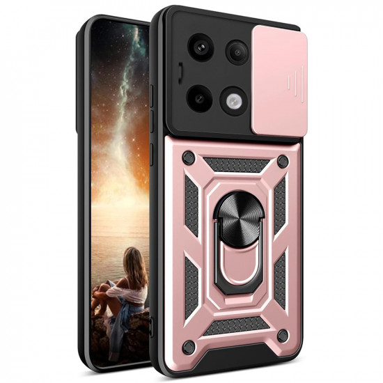 Techsuit  CamShield Series  Xiaomi Redmi Note 13 Pro 5G / Poco X6  Rose Gold