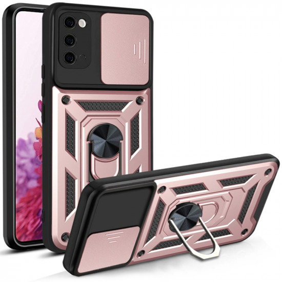 Techsuit  CamShield Series  Samsung Galaxy S20 4G / S20 5G  Rose Gold