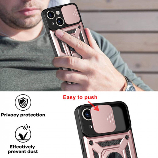 Techsuit  CamShield Series  iPhone 14  Rose Gold