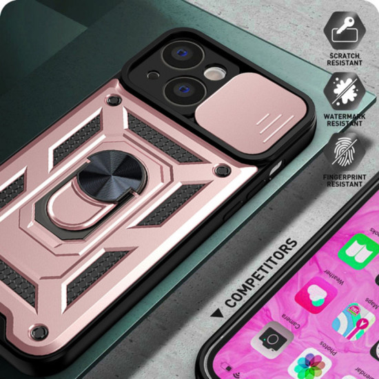 Techsuit  CamShield Series  iPhone 14 Pro Max  Rose Gold