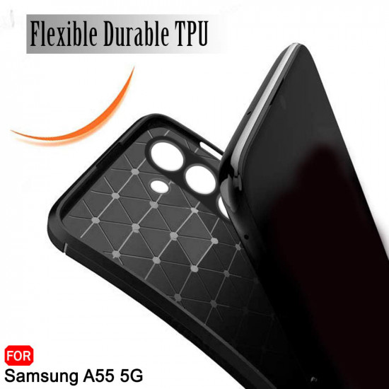 Techsuit CarbonFiber Samsung Galaxy A35 5G Black Techsuit CarbonFiber Samsung Galaxy A35 5G Black