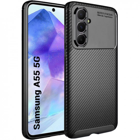 Techsuit  CarbonFiber  Samsung Galaxy A55 5G  Black