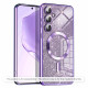Techsuit Luxury Glitter MagSafe iPhone 15 Pro Light Purple Techsuit Luxury Glitter MagSafe iPhone 15 Pro Light Purple