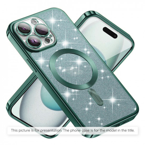 Techsuit  Luxury Glitter MagSafe  Samsung Galaxy S22 5G  Light Green