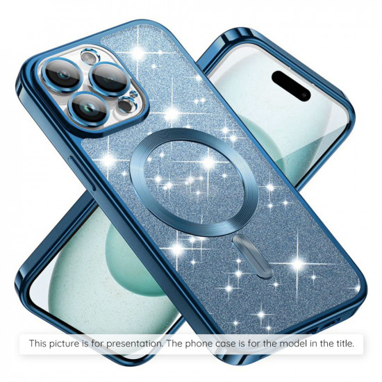 Techsuit Luxury Glitter MagSafe Samsung Galaxy S23 FE Light Blue Techsuit Luxury Glitter MagSafe Samsung Galaxy S23 FE Light Blue