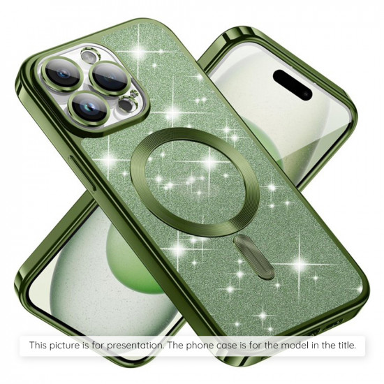 Techsuit Luxury Glitter MagSafe Samsung Galaxy S24 Deep Green Techsuit Luxury Glitter MagSafe Samsung Galaxy S24 Deep Green