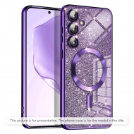 Techsuit  Luxury Glitter MagSafe  Samsung Galaxy S24  Deep Purple
