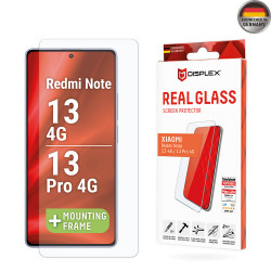 Displex  Premium Real Glass 2D  Xiaomi Redmi Note 13 4G / Note 13 Pro 4G / Poco M6 Pro 4G  Clear