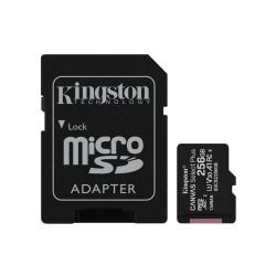 Kingston  Memory Card Canvas Select Plus (SDCS2/256GB)  Android A1 MicroSDXC, Adapter, 256GB, Class 10 / UHS 1 U3  Black Kingston  Memory Card Canvas Select Plus (SDCS2/256GB)  Android A1 MicroSDXC, Adapter, 256GB, Class 10 / UHS 1 U3  Black