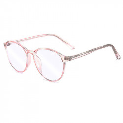 Techsuit  Anti Blue Light Glasses Reflex TR90 (F8551 C5)  Round  Pink