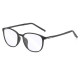 Techsuit  Anti Blue Light Glasses Reflex PC (F2822)  Round  Bright Black