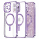 Techsuit  Luxury Glitter MagSafe  iPhone 13 Pro  Light Purple