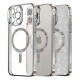 Techsuit Luxury Glitter MagSafe iPhone 13 Pro Max Silver Techsuit Luxury Glitter MagSafe iPhone 13 Pro Max Silver