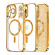 Techsuit Luxury Glitter MagSafe iPhone 14 Pro Gold Techsuit Luxury Glitter MagSafe iPhone 14 Pro Gold