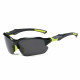 Techsuit  Bike Glasses (9301)  for Cycling and Sport Outdoor Activities, with UV Protection, Unisex  Black / Green