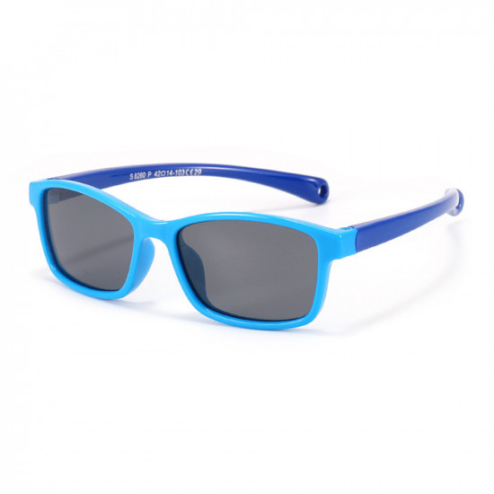 Techsuit  Sunglasses Polarised (8260 C29)  for Kids Between 3 12 Years  Blue / Dark Blue