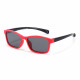 Techsuit  Sunglasses Polarised (8260 C40)  for Kids Between 3 12 Years  Red / Black