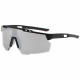 Techsuit  Bike Glasses (9963)  for Cycling, Sport Outdoor Activities, with PC Frame and Lens, Unisex  Black / Gray