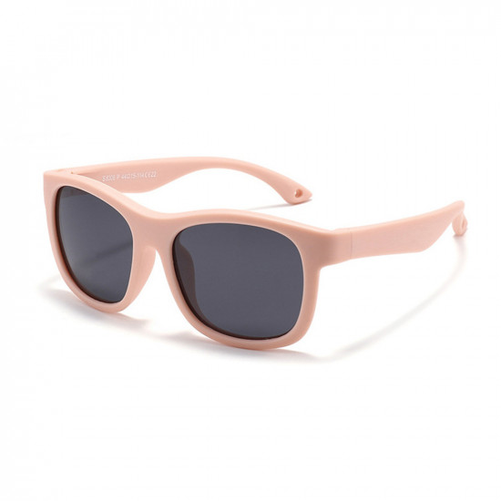 Techsuit  Sunglasses Polarised (8306 C22)  for Babies, Square Shape, with Strap  Sand Pink