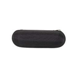 Techsuit Glasses Case (ETOV1) with Zipper, Eco Leather, 160 x 48 x 45mm Black Techsuit Glasses Case (ETOV1) with Zipper, Eco Leather, 160 x 48 x 45mm Black