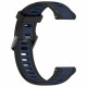 Techsuit  Watchband 20mm (W053)  Samsung Galaxy Watch 4/5/Active 2, Huawei Watch GT 3 (42mm)/GT 3 Pro (43mm)  Dark Blue