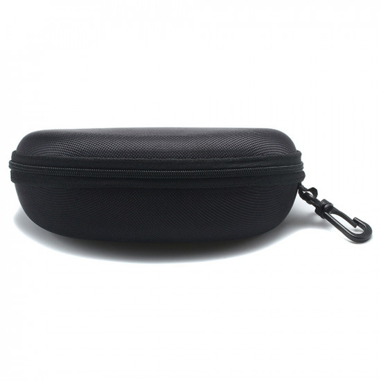Techsuit  Glasses Case (ETFE1)  with Zipper, EVA Material, 167 x 76 x 63mm  Black