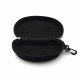 Techsuit  Glasses Case (ETFE1)  with Zipper, EVA Material, 167 x 76 x 63mm  Black