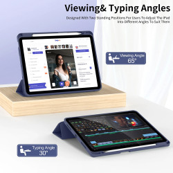 Techsuit  Flex Trifold (with Pencil Holder)  iPad Air 11Β (2024)  Purple