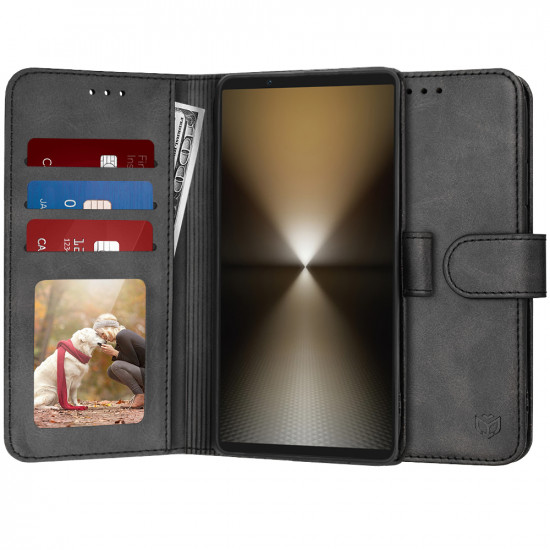 Techsuit  Diary Book  Sony Xperia 1 VI  Black