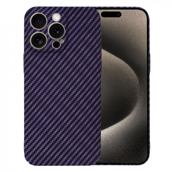 Techsuit  Carbonite FiberShell  iPhone 15 Pro Max  Purple