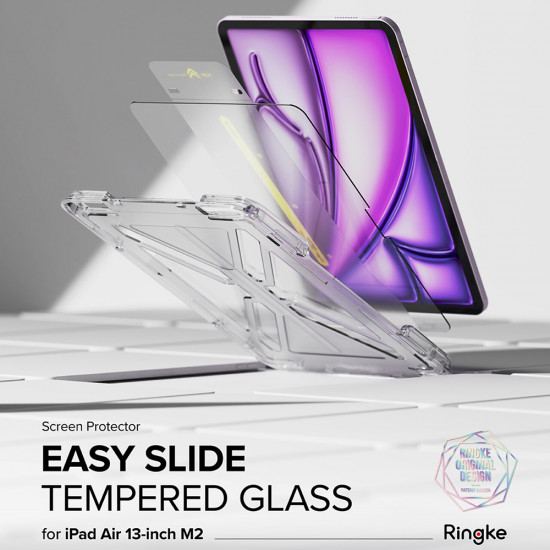 Ringke  Easy Slide Tempered Glass  iPad Air 13 (2024)  Clear