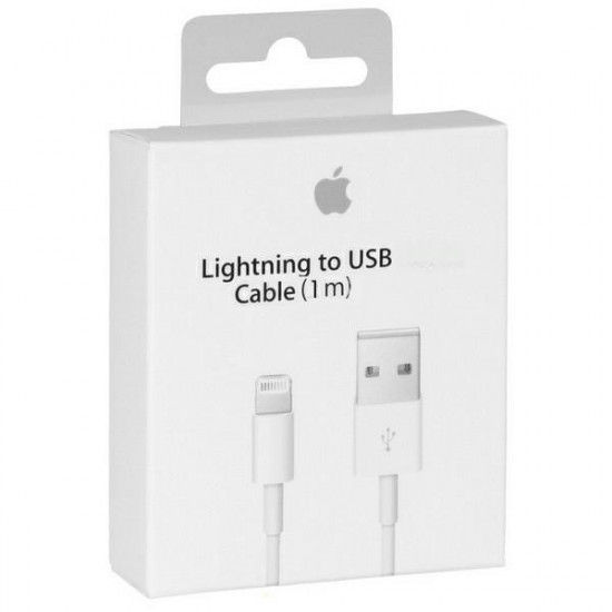 Apple MUQW3ZM/A blister 1m Lightning Cable iPhone 5/SE/6/6 Plus/7/7 Plus/8/8 Plus/X/Xs/Xs Max/Xr
