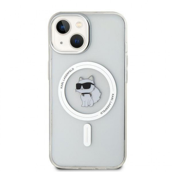 Karl Lagerfeld KLHMP12MHFCCNOT iPhone 12/12 Pro 6.1" transparent hardcase IML Choupette MagSafe