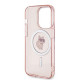 Karl Lagerfeld KLHMP14LHFCCNOP iPhone 14 Pro 6.1" pink hardcase IML Choupette MagSafe