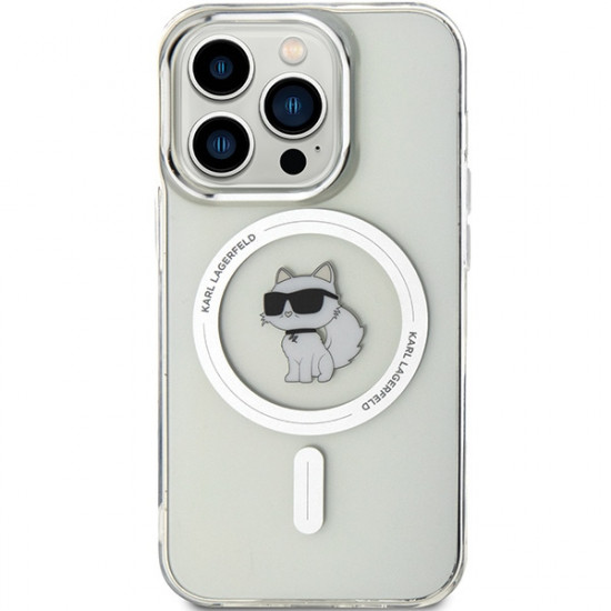 Karl Lagerfeld KLHMP14LHFCCNOT iPhone 14 Pro 6.1" transparent hardcase IML Choupette MagSafe