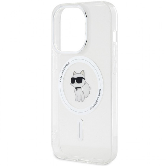 Karl Lagerfeld KLHMP14LHFCCNOT iPhone 14 Pro 6.1" transparent hardcase IML Choupette MagSafe