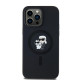 Karl Lagerfeld KLHMP14LSCMKCRHK iPhone 14 Pro 6.1" black hardcase Silicone Karl & Choupette MagSafe