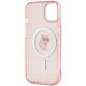 Karl Lagerfeld KLHMP14SHFCCNOP iPhone 14 / 15 / 13 6.1" pink hardcase IML Choupette MagSafe